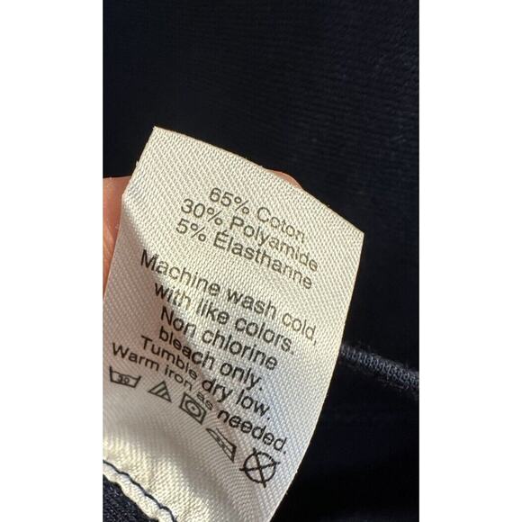 J Crew Dress Womens Medium Navy Blue Casual Minimalist Coastal Preppy Resort - Picture 4 of 5